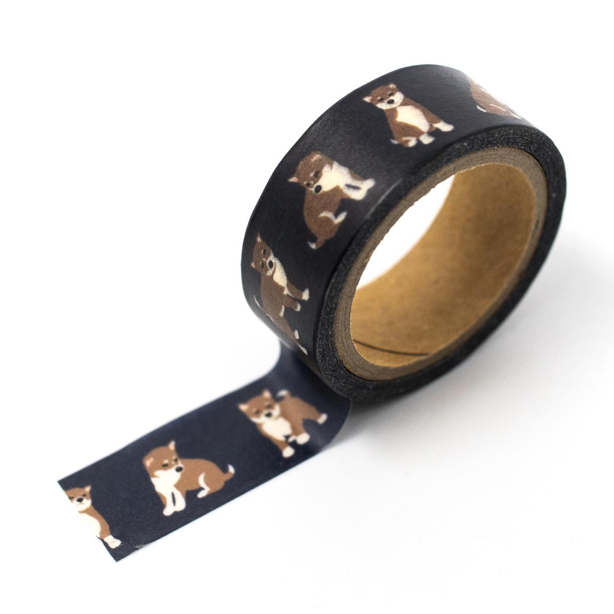 hamamonyo shiba inu blue washi