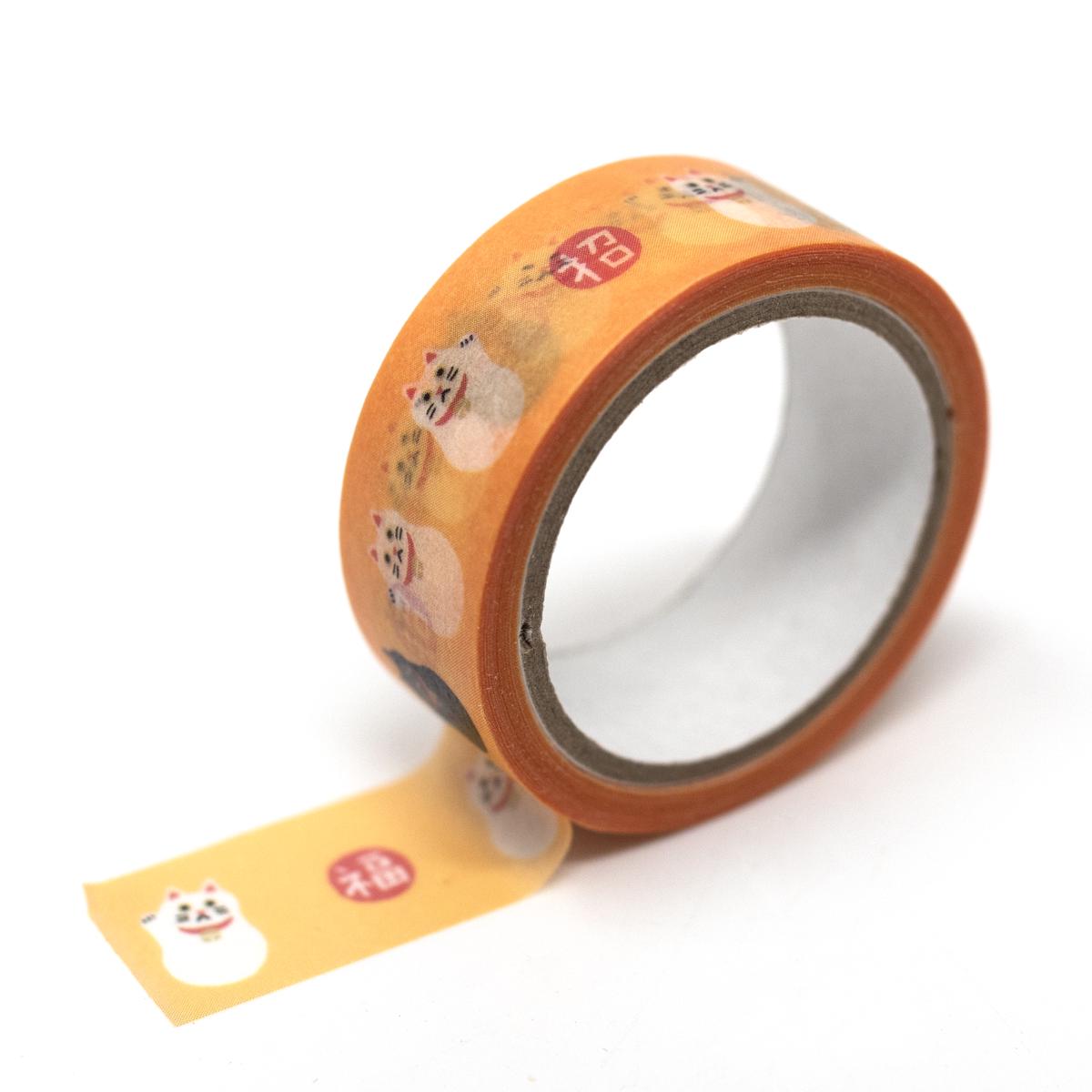 hamamonyo maneki neko washi tape