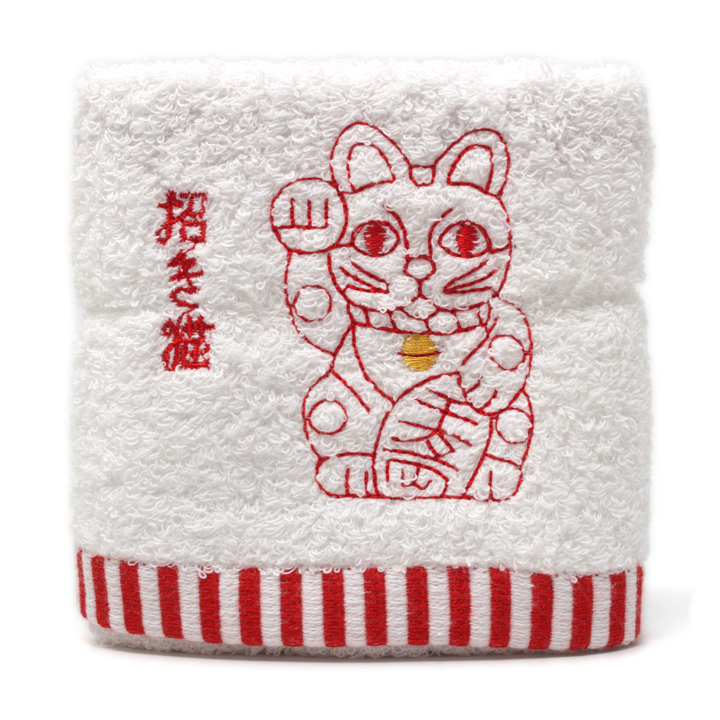 Maneki Neko Hand Towel